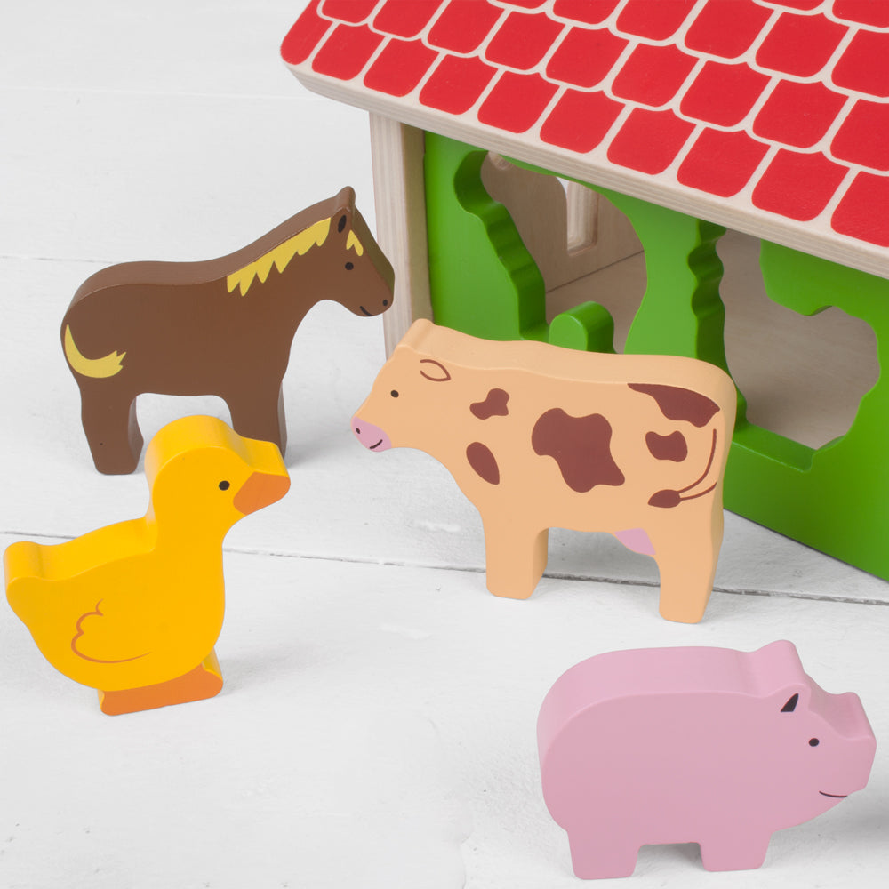 Farmhouse Sorter Bigjigs Toys   