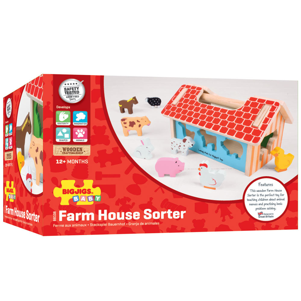 Farmhouse Sorter Bigjigs Toys   