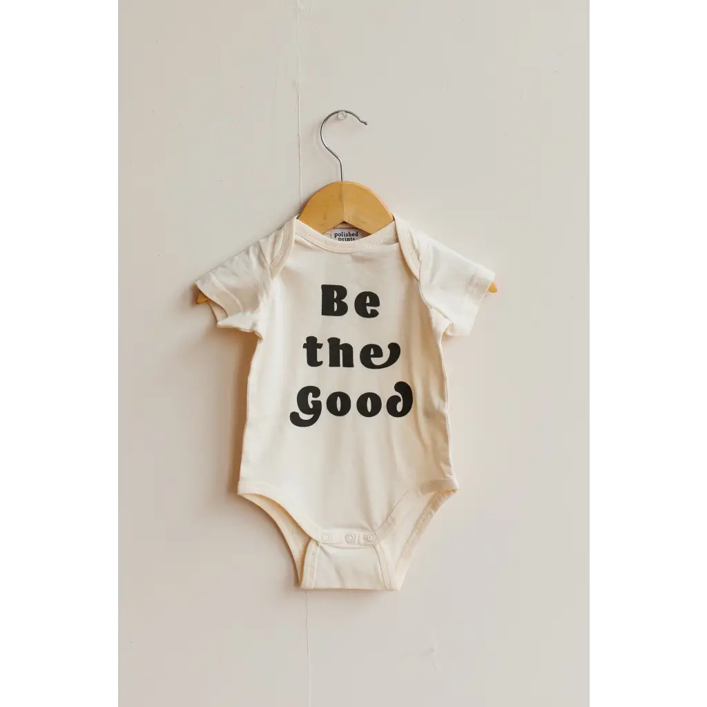 Be the Good Organic Cotton Baby Bodysuit Polished Prints   