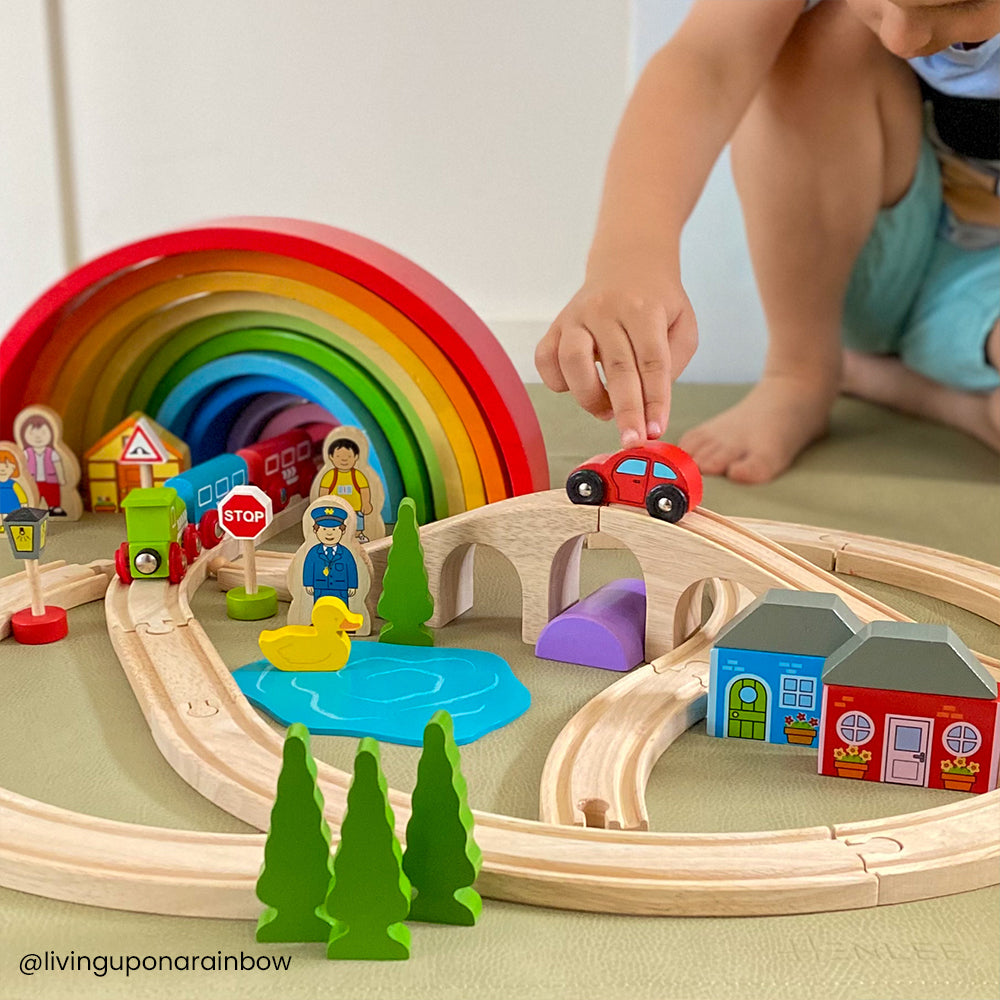 Figure of Eight Train Set Bigjigs Toys   