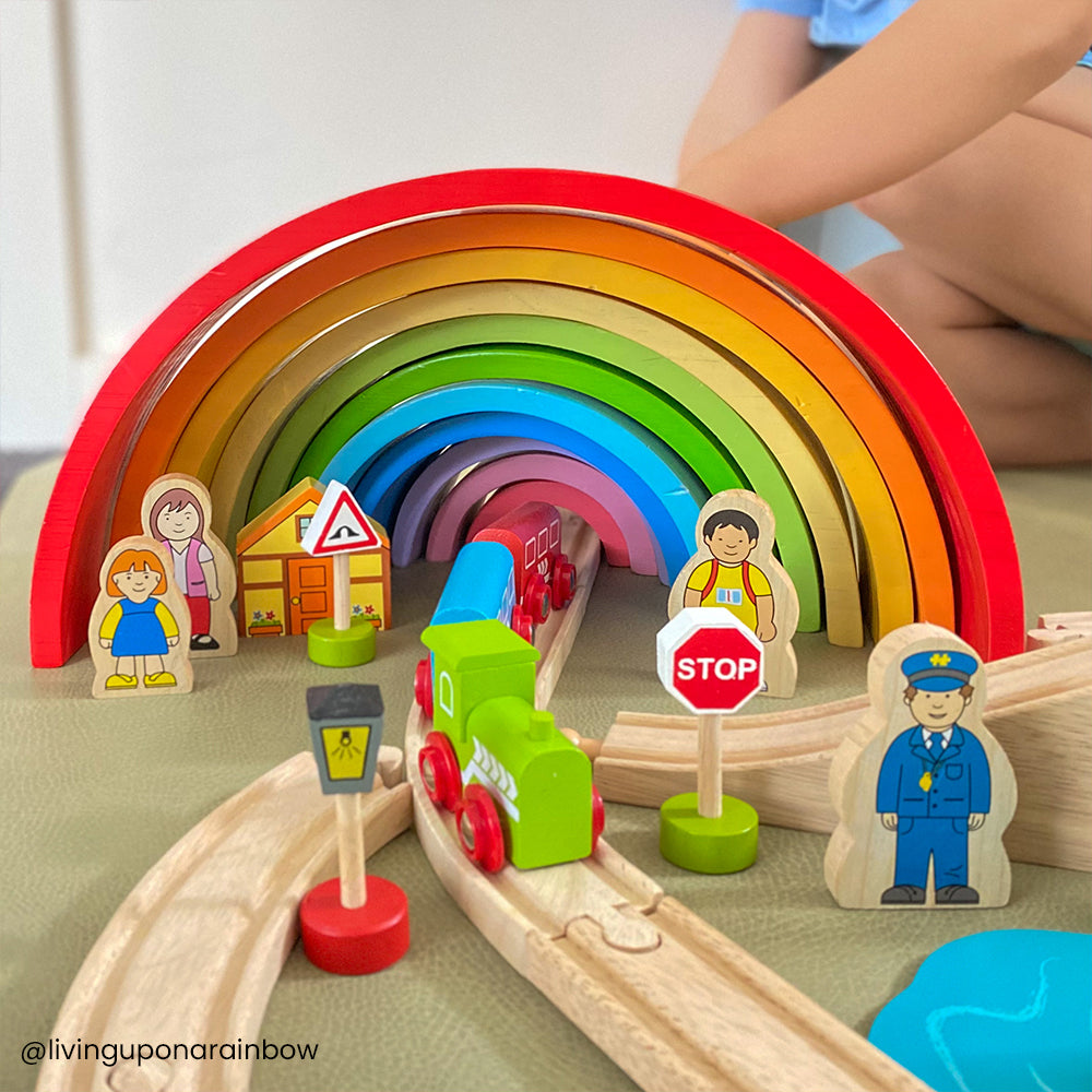 Figure of Eight Train Set Bigjigs Toys   