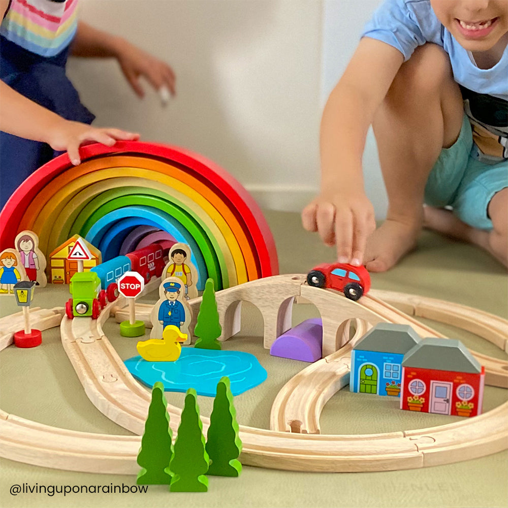 Figure of Eight Train Set Bigjigs Toys   