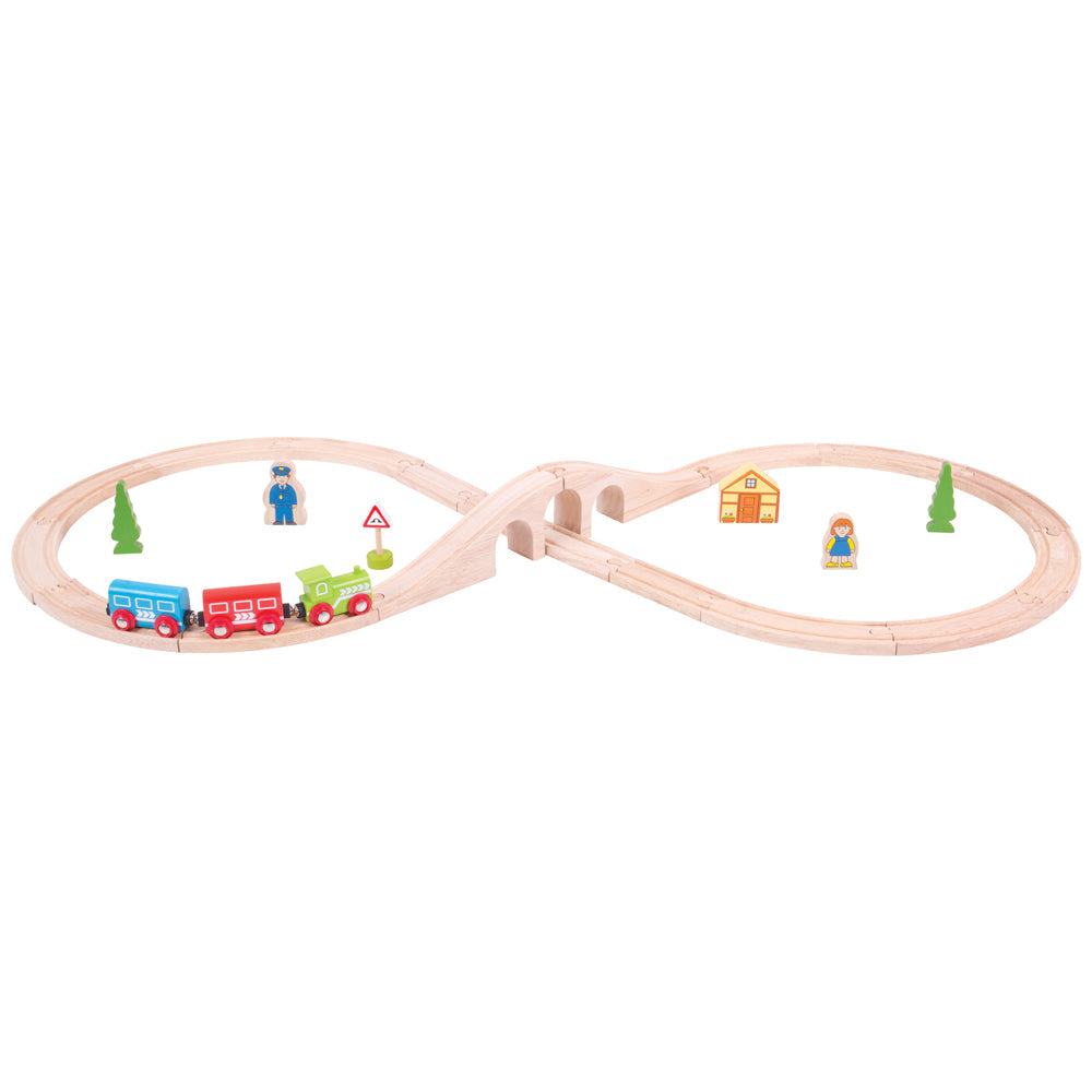 Figure of Eight Train Set Bigjigs Toys   