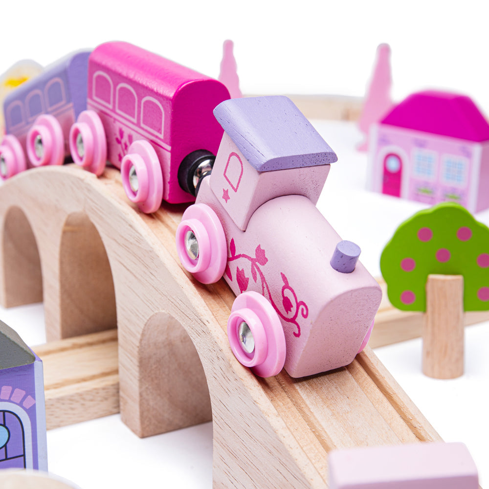 Fairy Town Train Set Bigjigs Toys   