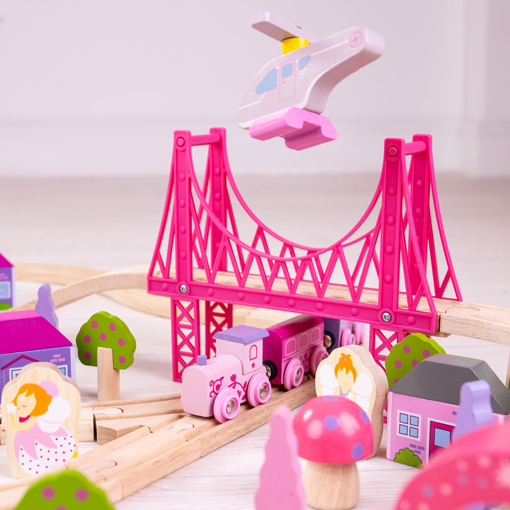 Fairy Town Train Set Bigjigs Toys   