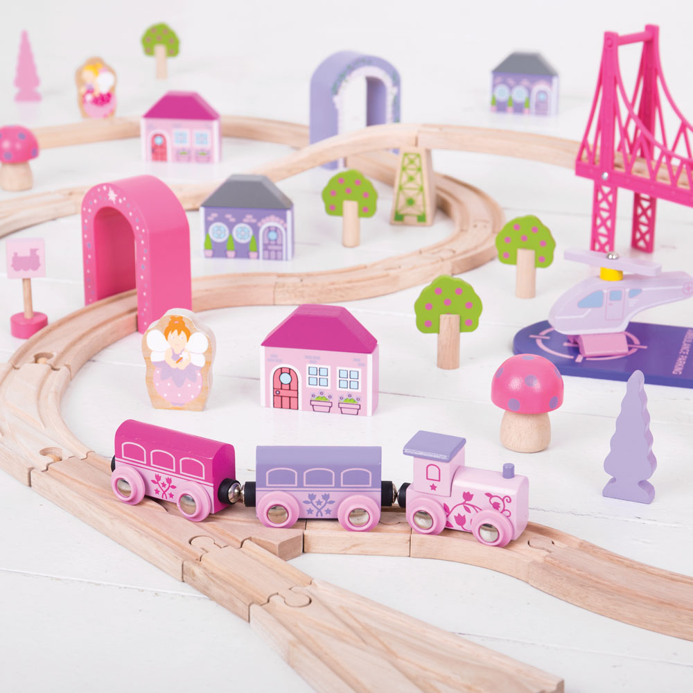 Fairy Town Train Set Bigjigs Toys   