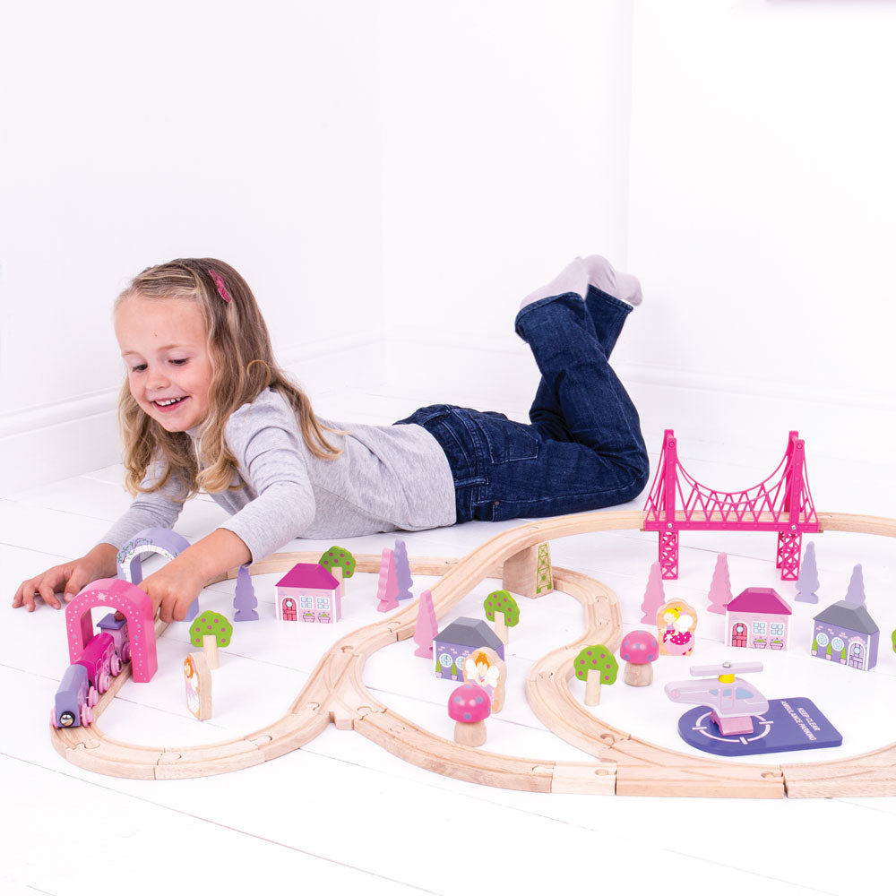 Fairy Town Train Set Bigjigs Toys   