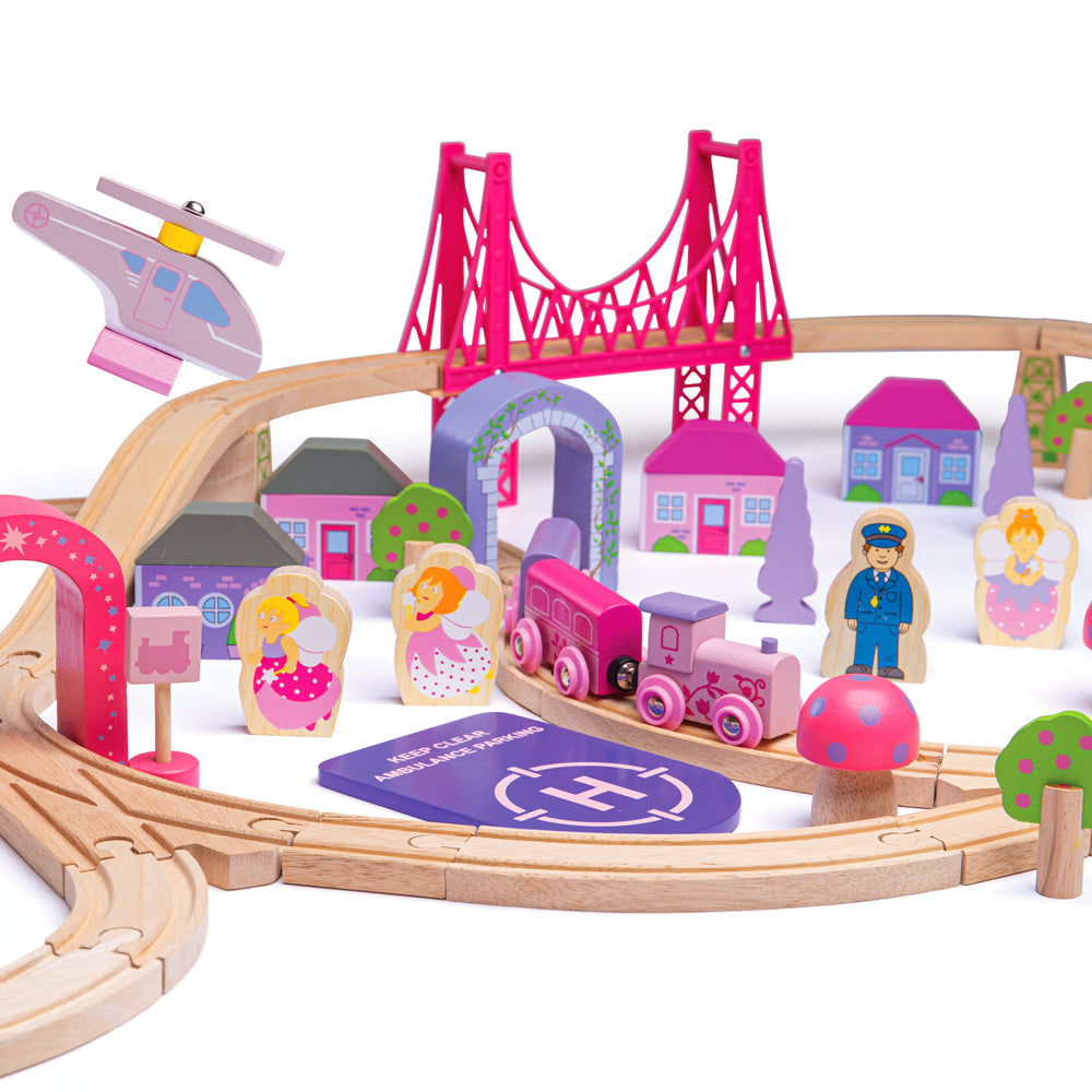 Fairy Town Train Set Bigjigs Toys   