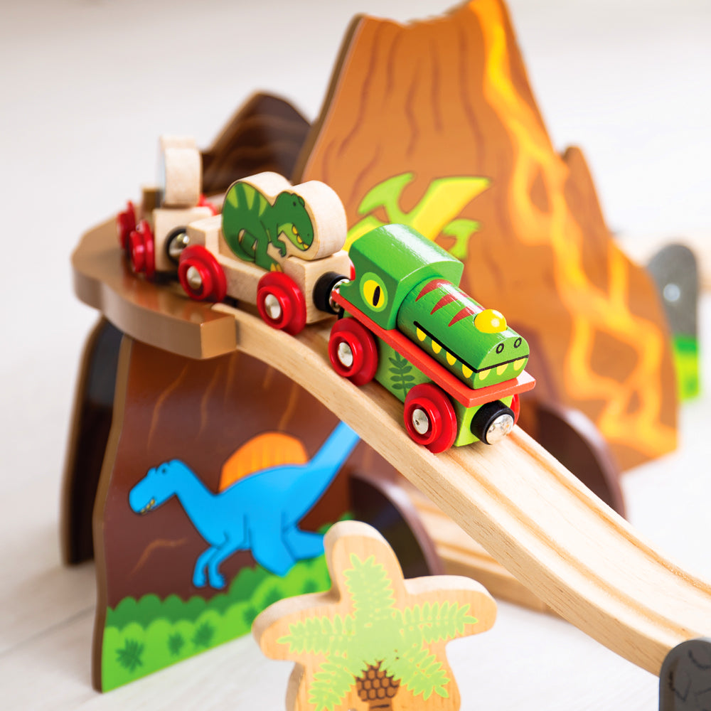 Dinosaur Railway Set Bigjigs Toys   