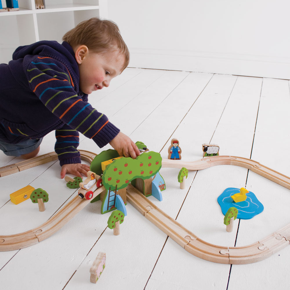 Farm Train Set Bigjigs Toys   