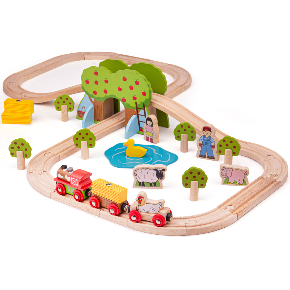 Farm Train Set Bigjigs Toys   