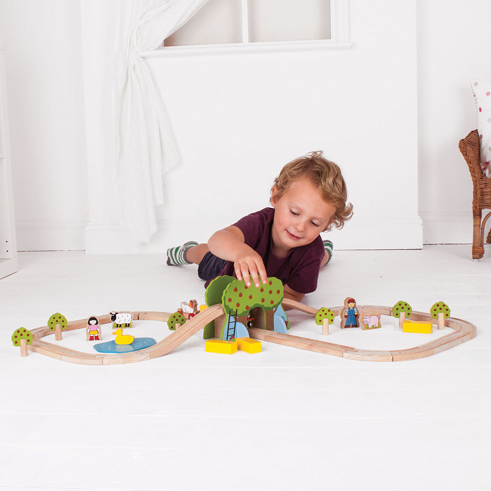 Farm Train Set Bigjigs Toys   