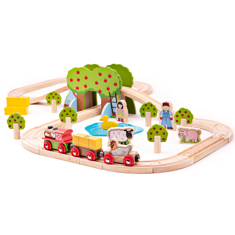 Farm Train Set Bigjigs Toys   