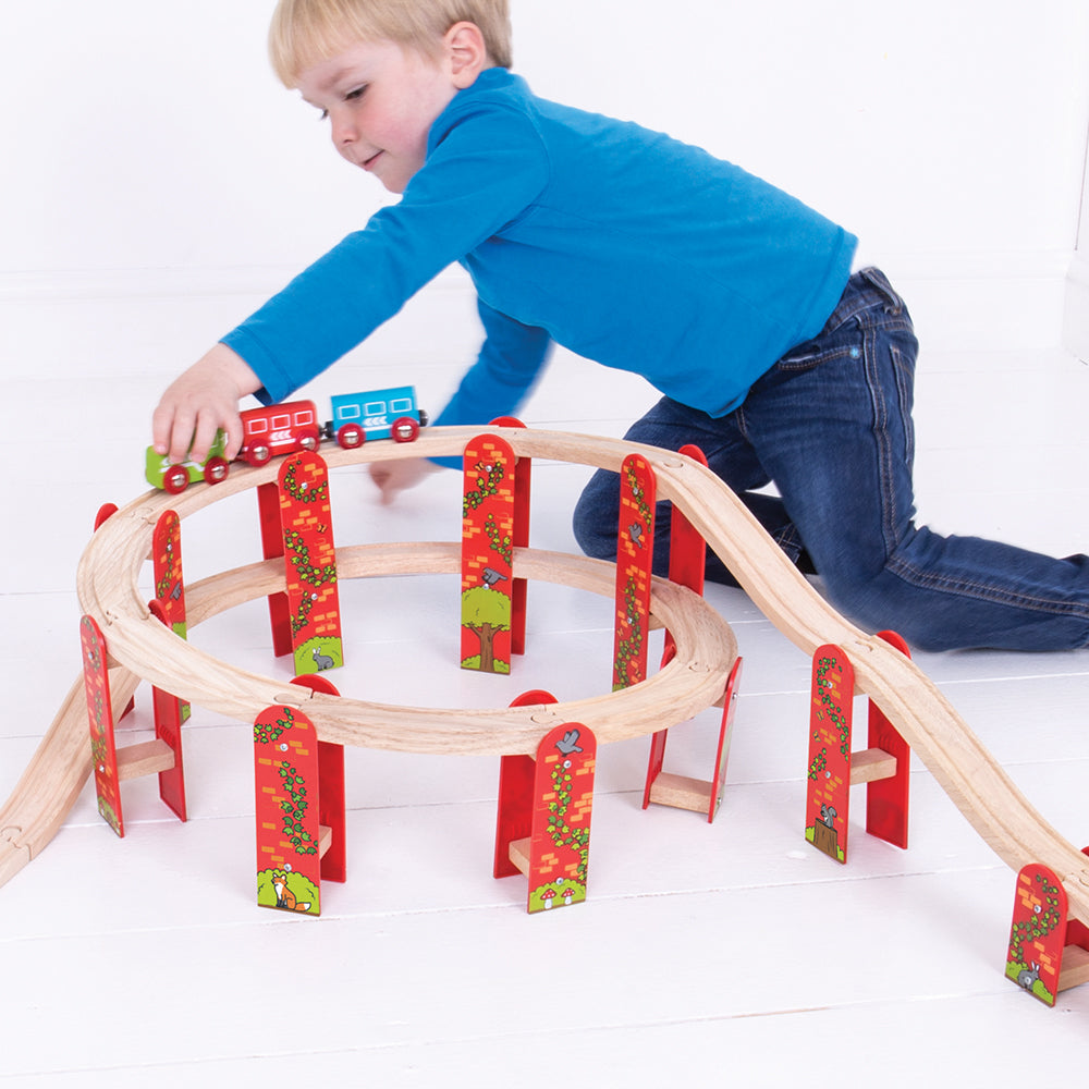 High Level Track Expansion Pack Bigjigs Toys   