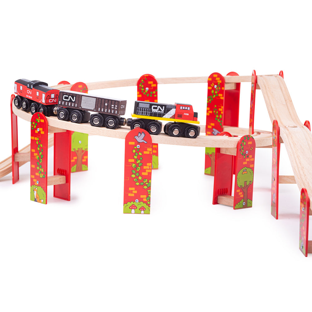 High Level Track Expansion Pack Bigjigs Toys   