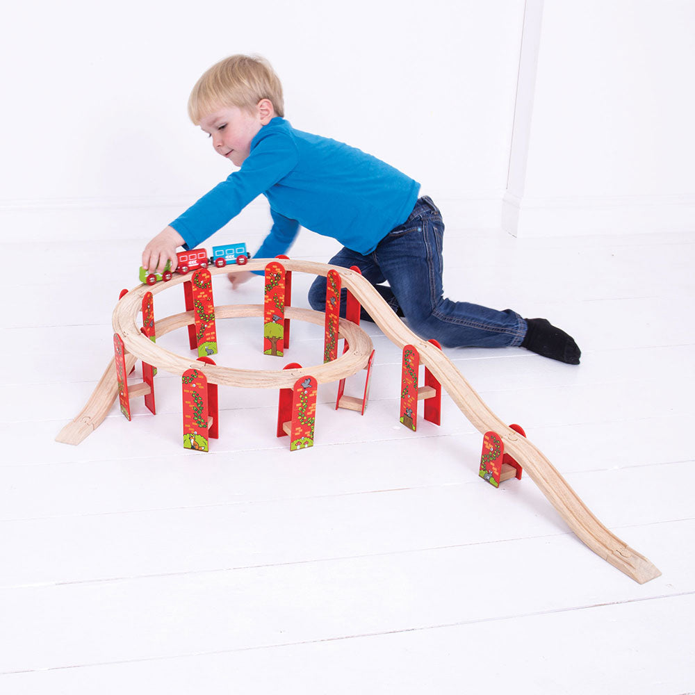 High Level Track Expansion Pack Bigjigs Toys   