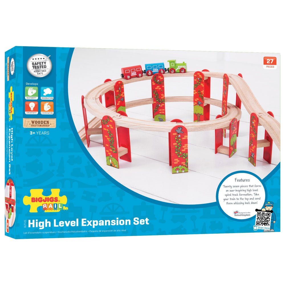 High Level Track Expansion Pack Bigjigs Toys   