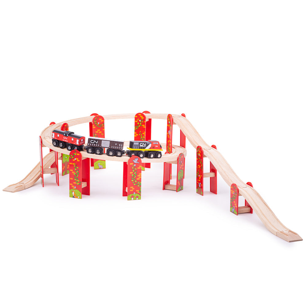 High Level Track Expansion Pack Bigjigs Toys   