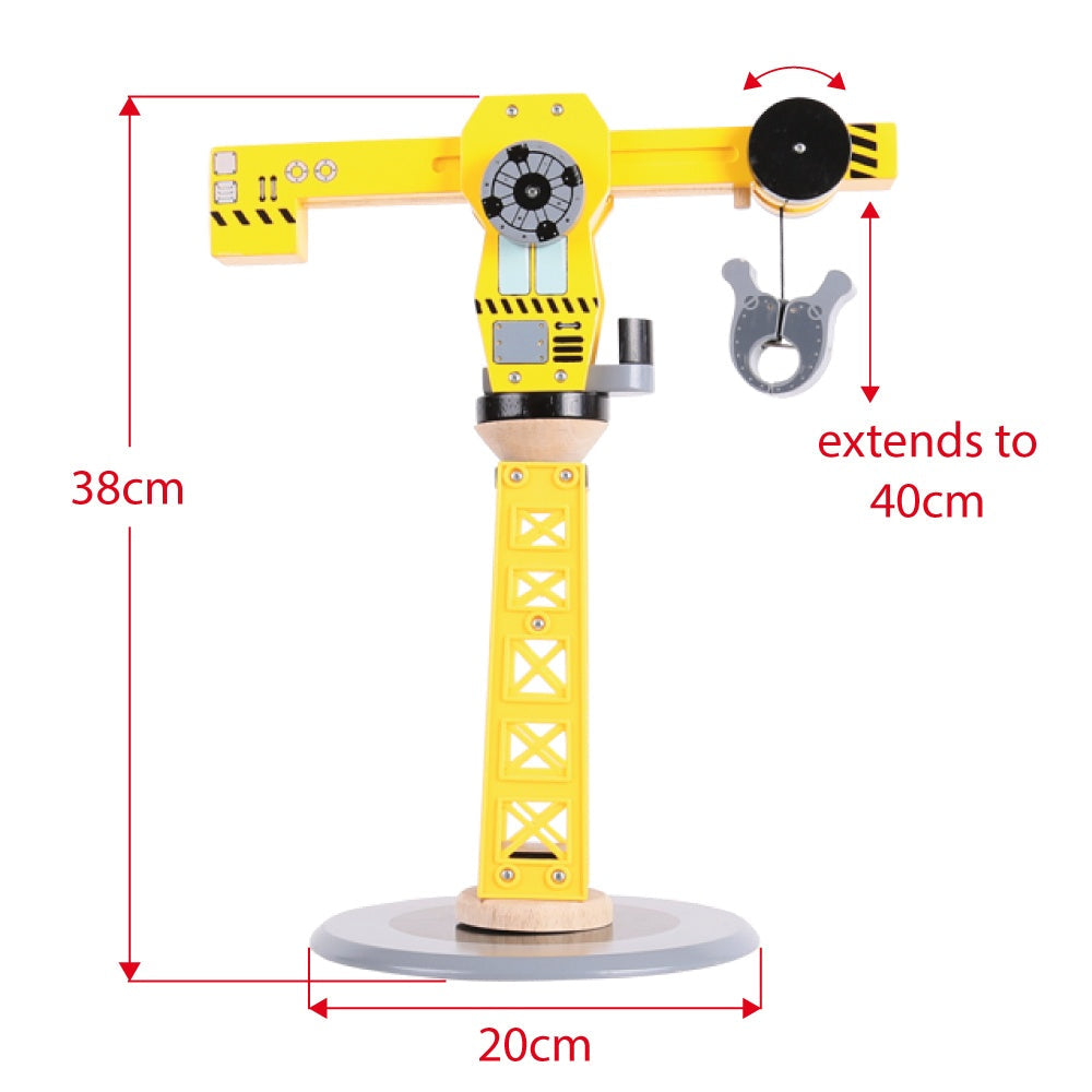 Big Crane Construction Set Bigjigs Toys   