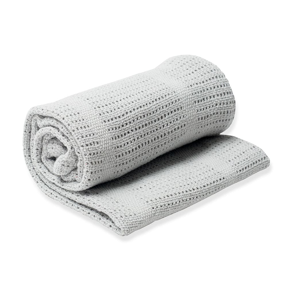 Cellular Blanket Lulujo Grey  