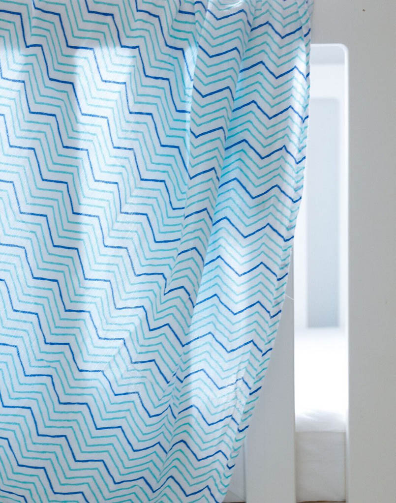 Organic Swaddle - Chevron Malabar Baby   