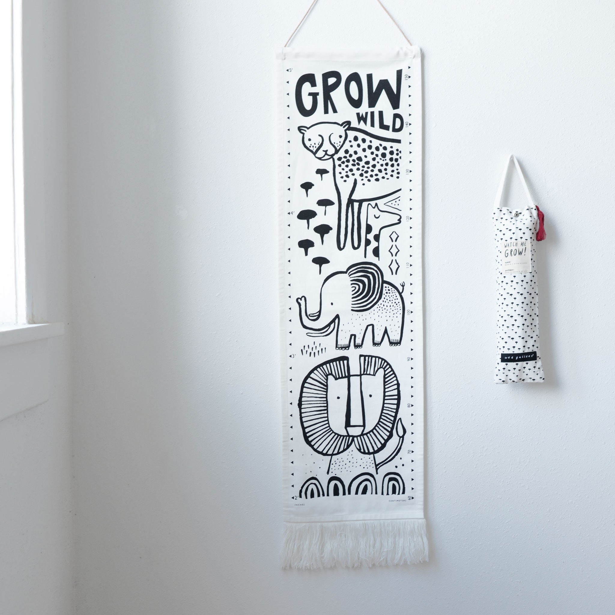 Canvas Growth Chart - Safari Wee Gallery   