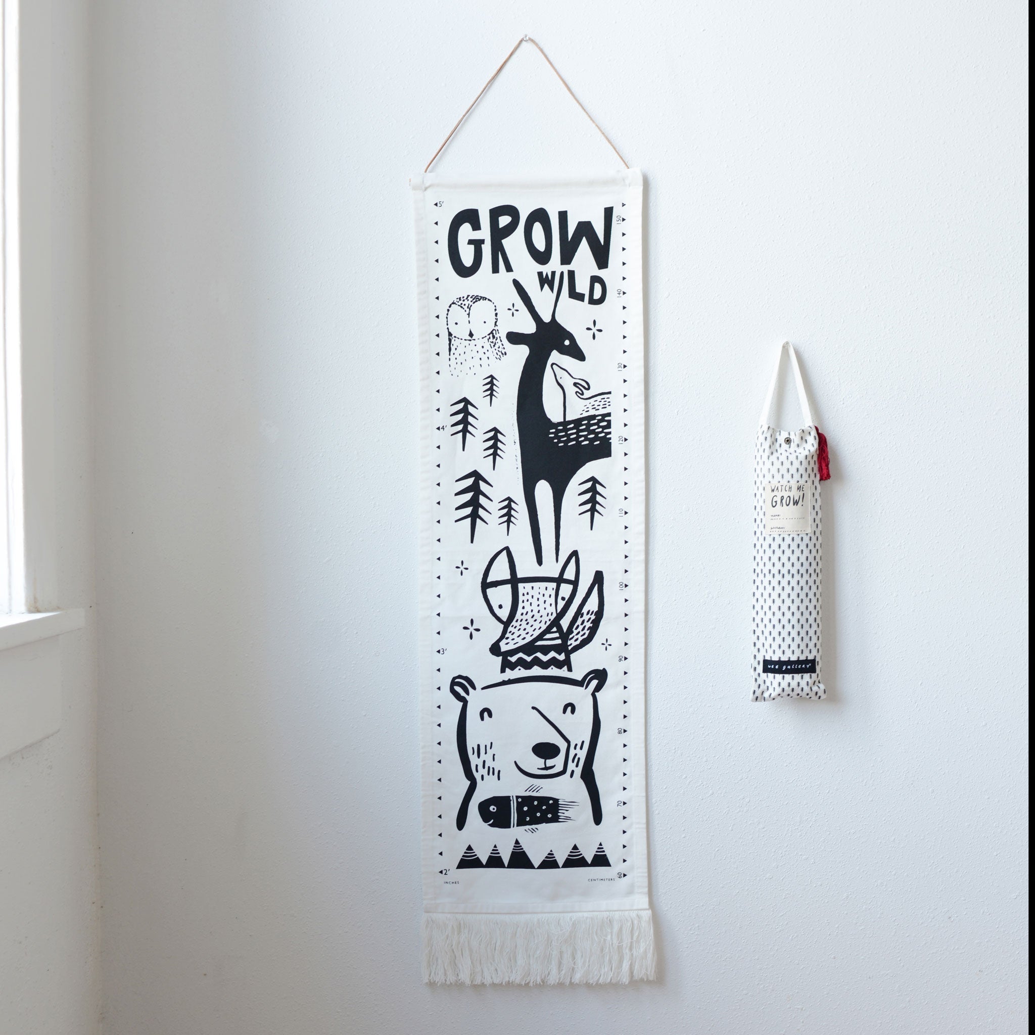 Canvas Growth Chart - Woodland Wee Gallery   