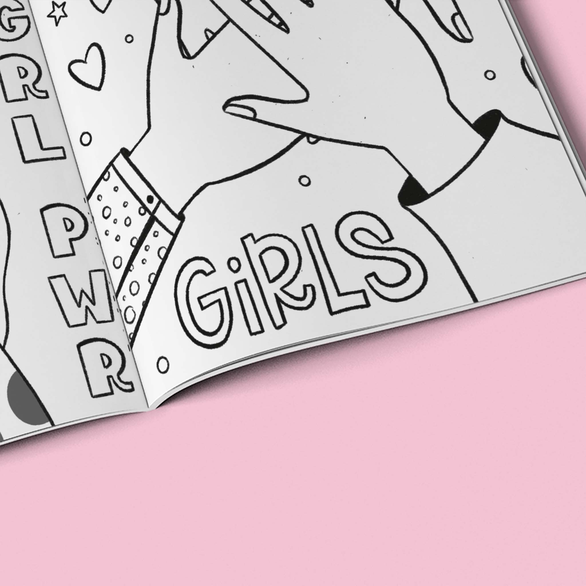 Girl Power Coloring Book Kids Crafts   