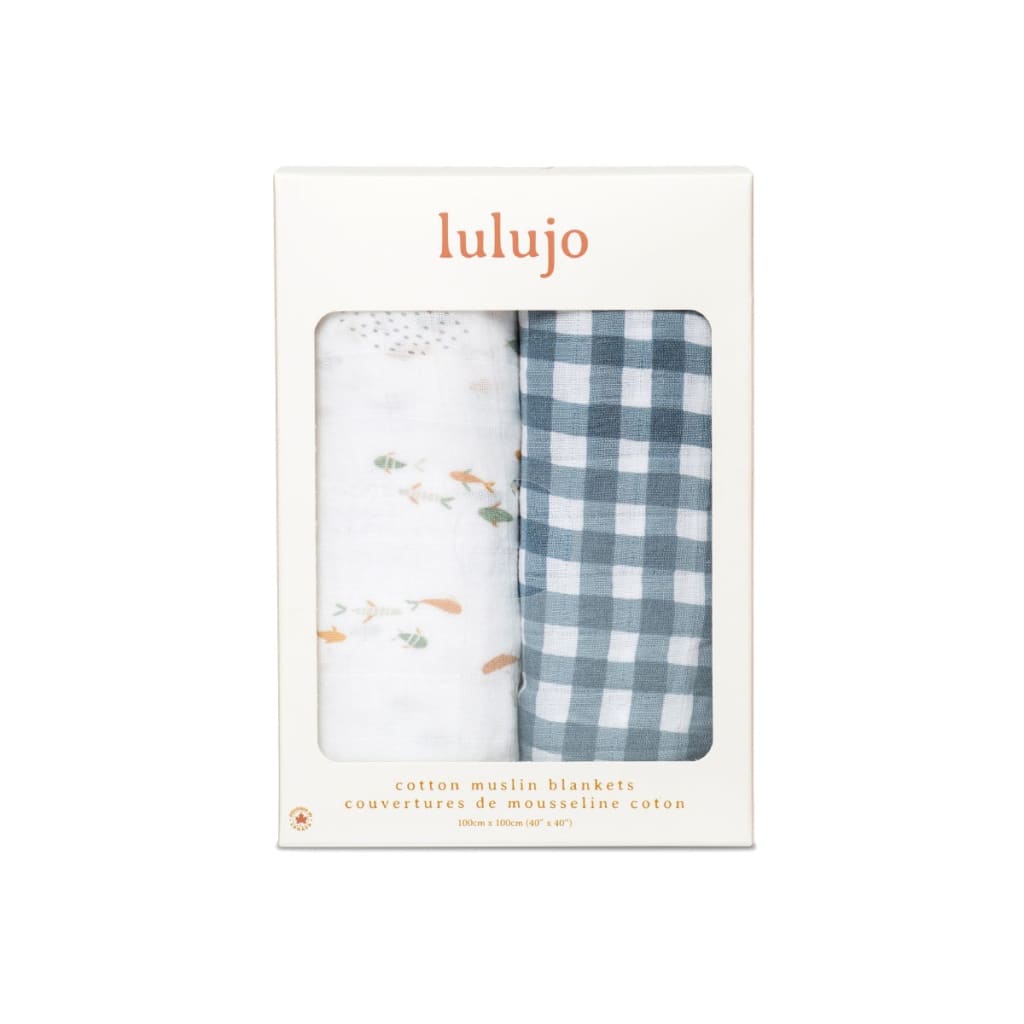 Cotton Swaddle 2 Pack Lulujo   