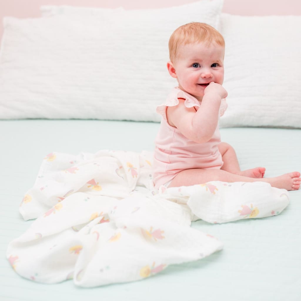 Cotton Muslin Swaddle Lulujo   