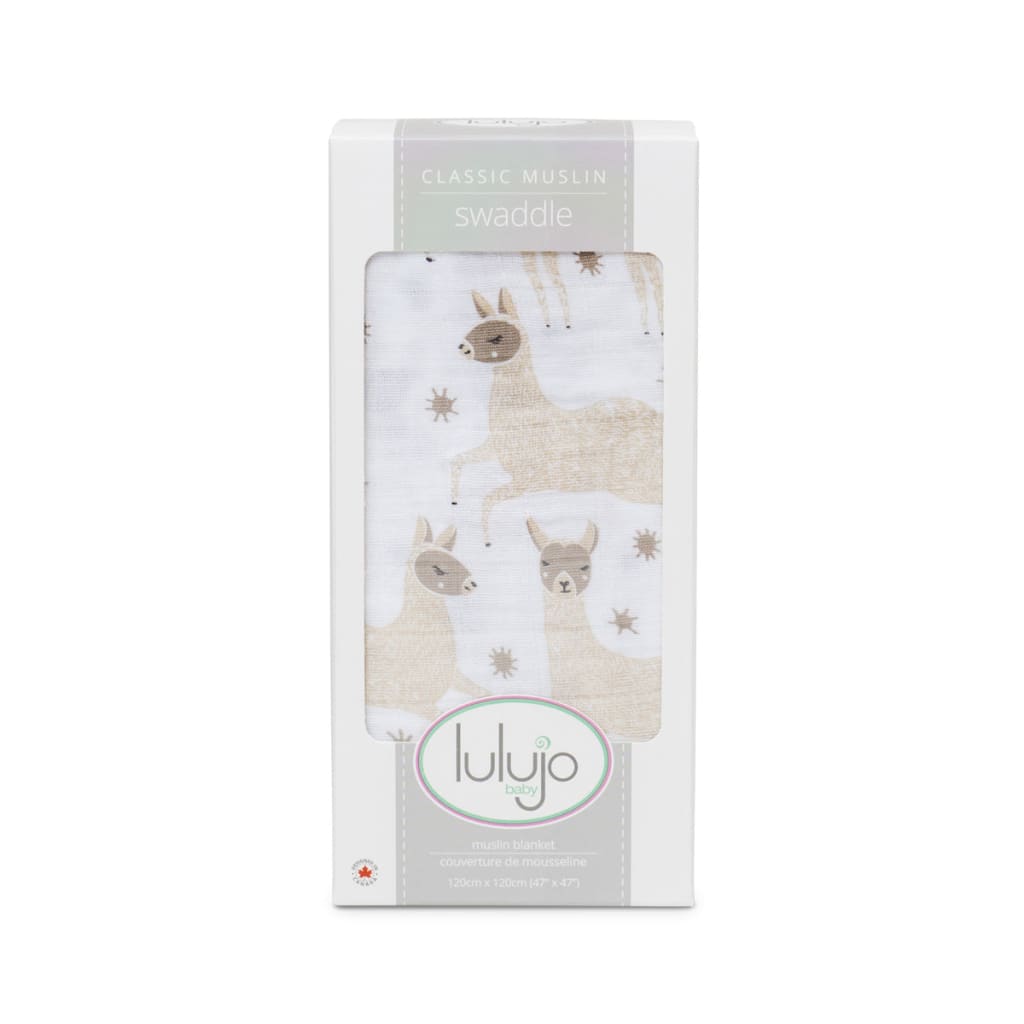 Cotton Muslin Swaddle Lulujo   