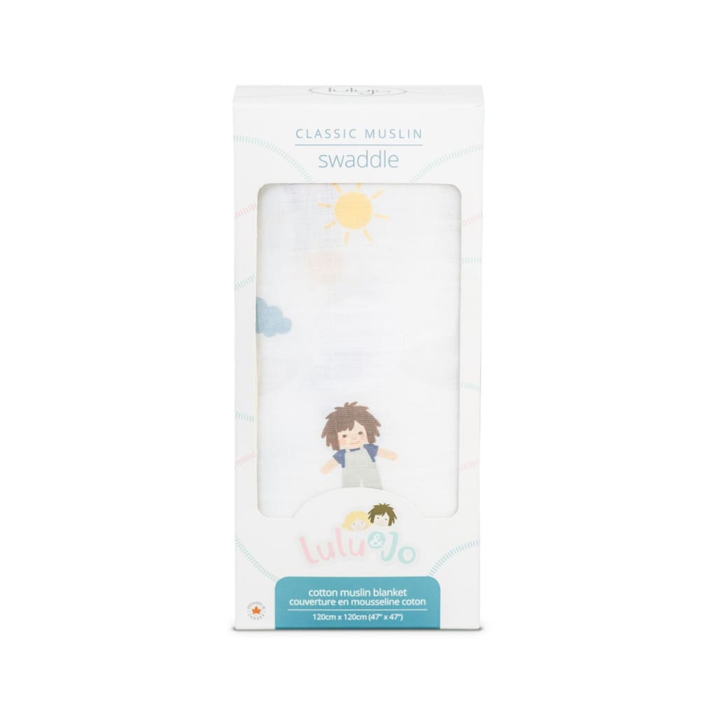 Cotton Muslin Swaddle Lulujo   