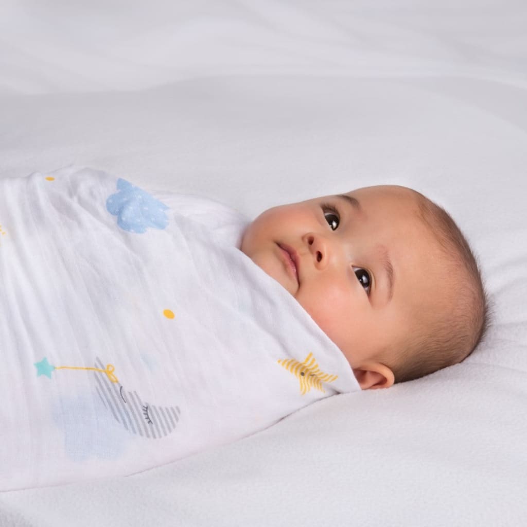 Cotton Muslin Swaddle Lulujo   