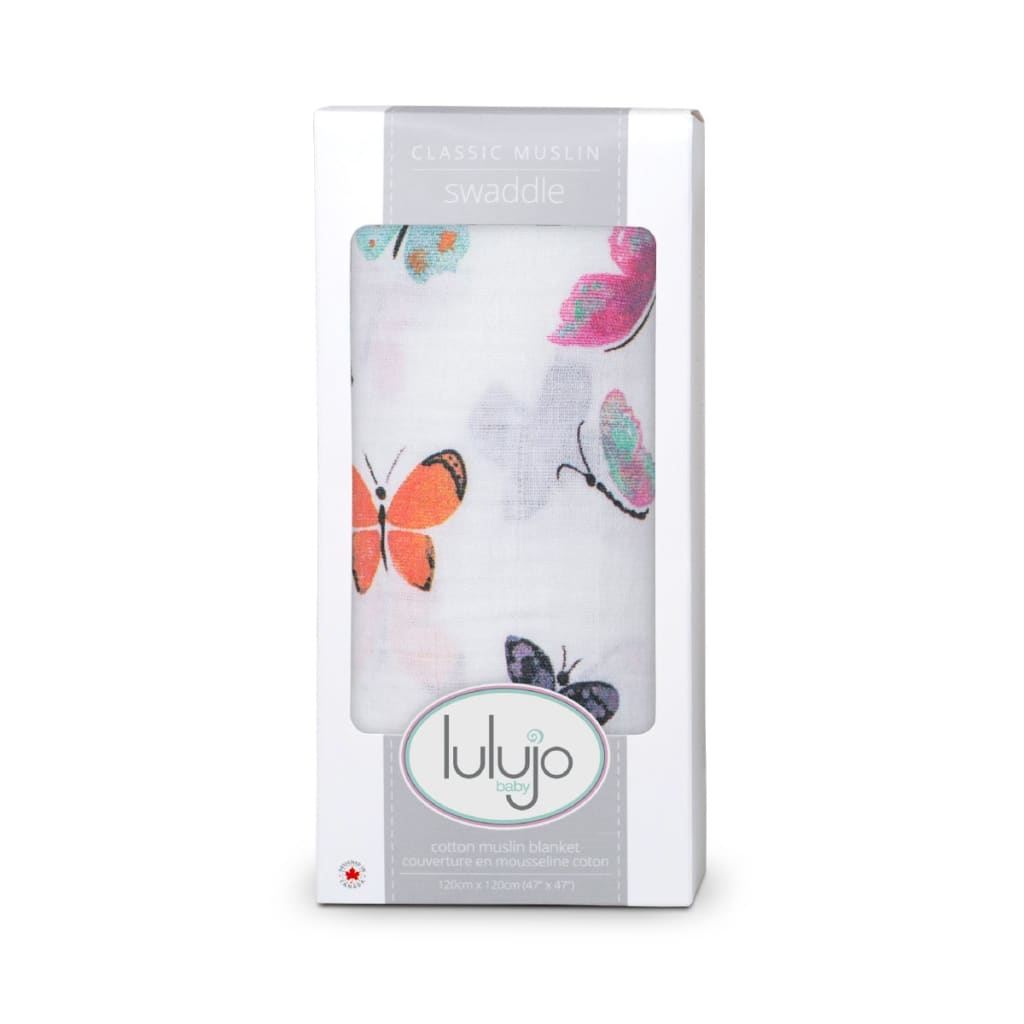 Cotton Muslin Swaddle Lulujo   