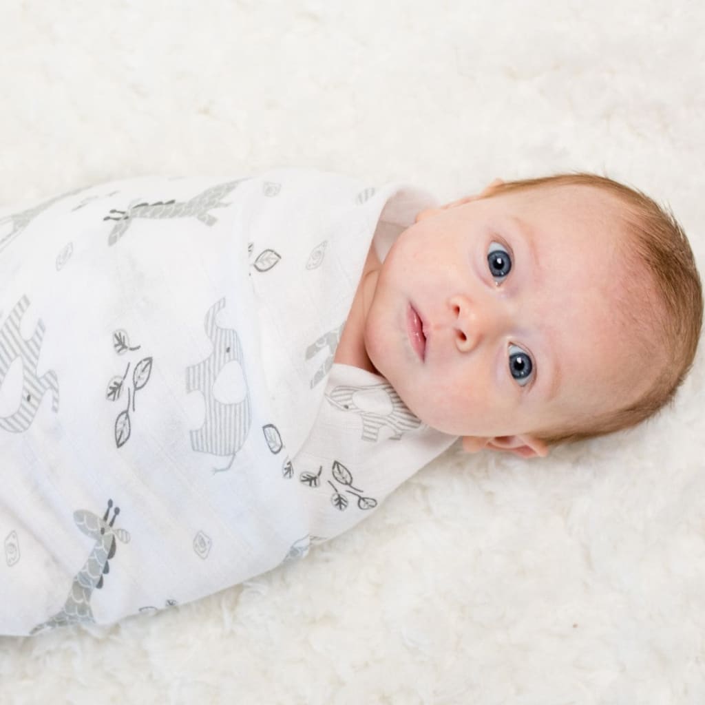 Cotton Muslin Swaddle Lulujo   