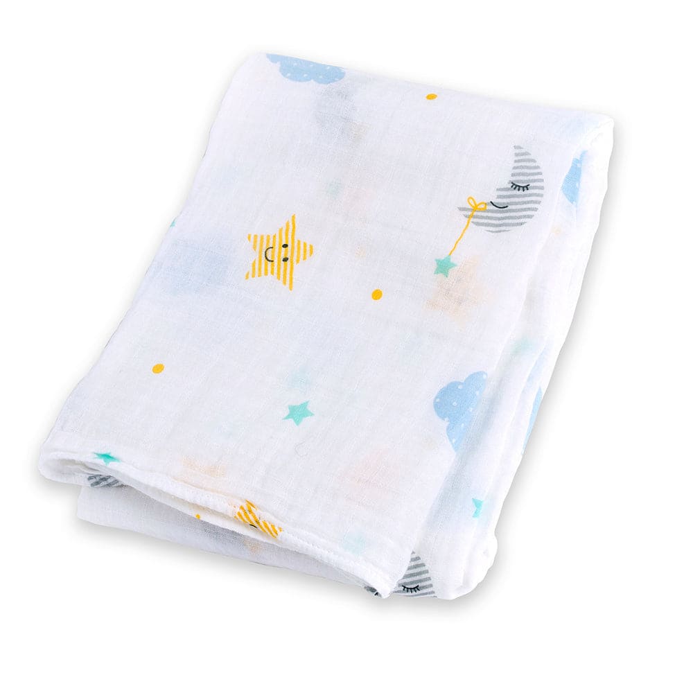 Cotton Muslin Swaddle Lulujo   