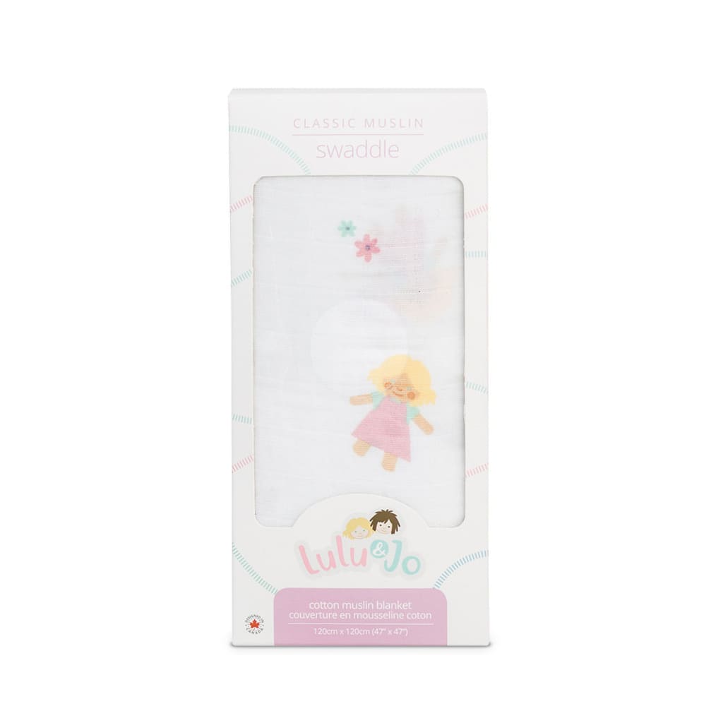 Cotton Muslin Swaddle Lulujo   