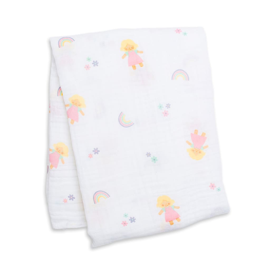 Cotton Muslin Swaddle Lulujo   