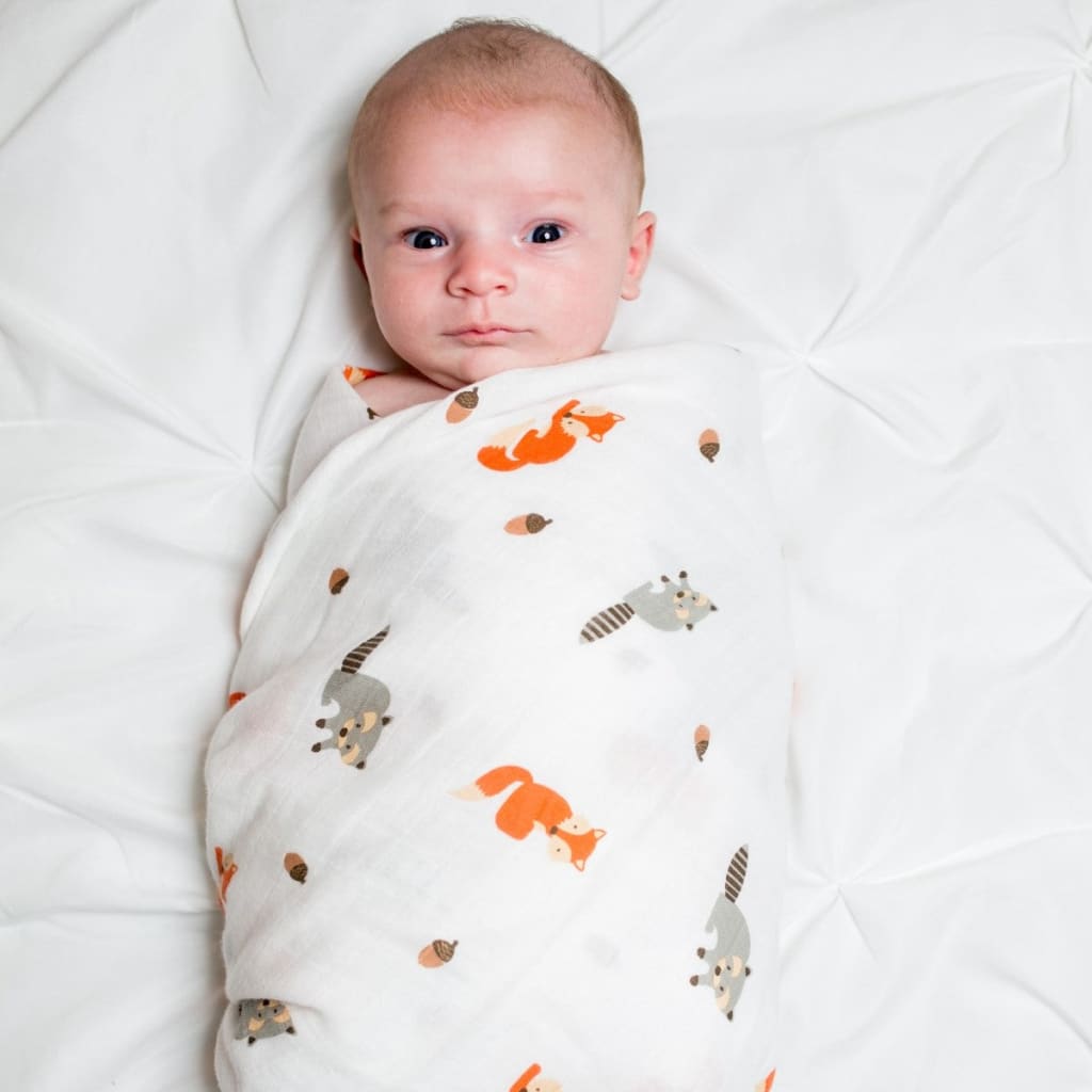 Cotton Muslin Swaddle Lulujo   