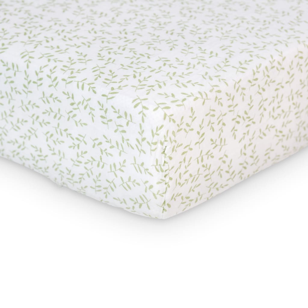 Crib Sheet Lulujo Greenery  