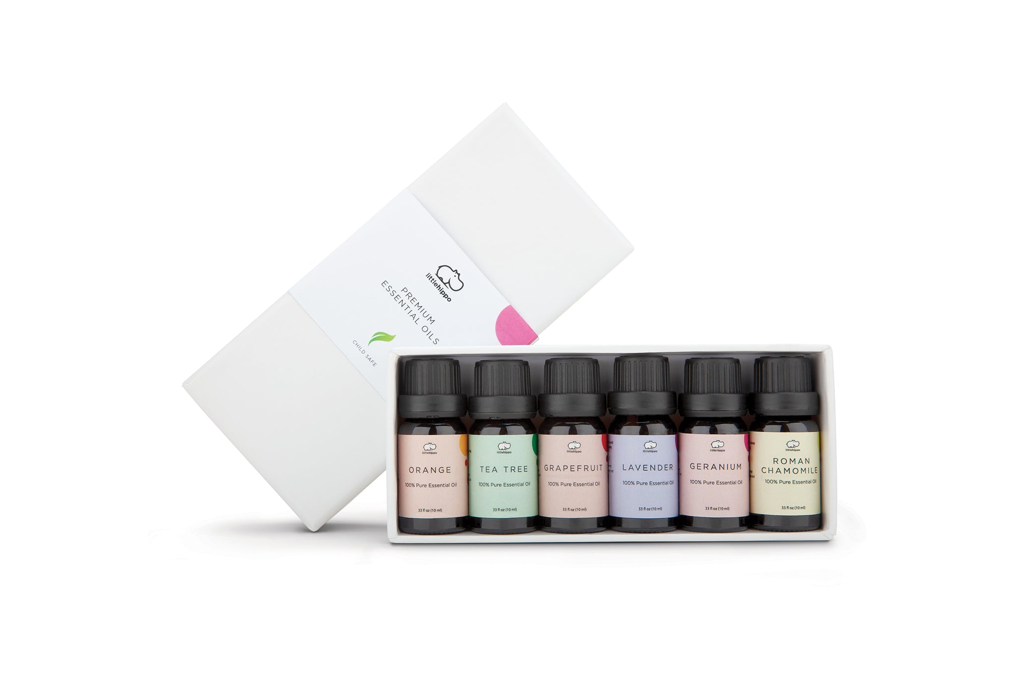 6 Piece Premium Essential Oil Set Little Hippo   