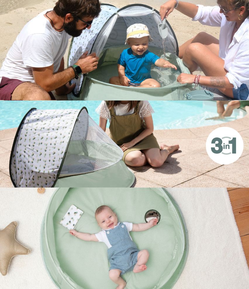 Aquani Beach Tent and Paddling Pool Anti-UV Babymoov   