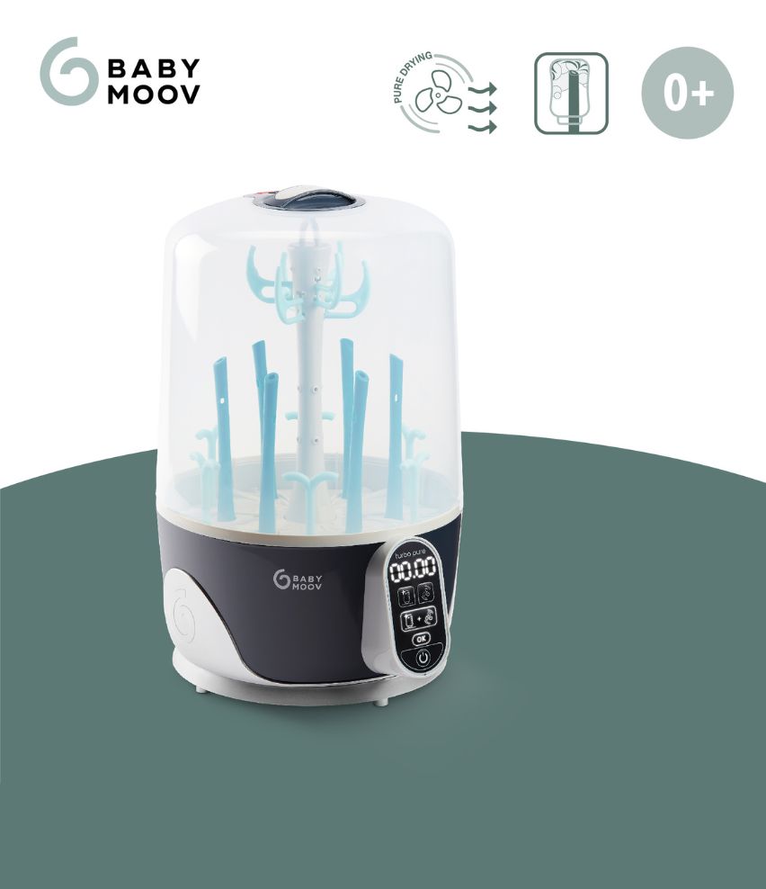 Turbo Pure 3-in-1 Steriliser, Dryer & Purified Bottle Storage Babymoov   