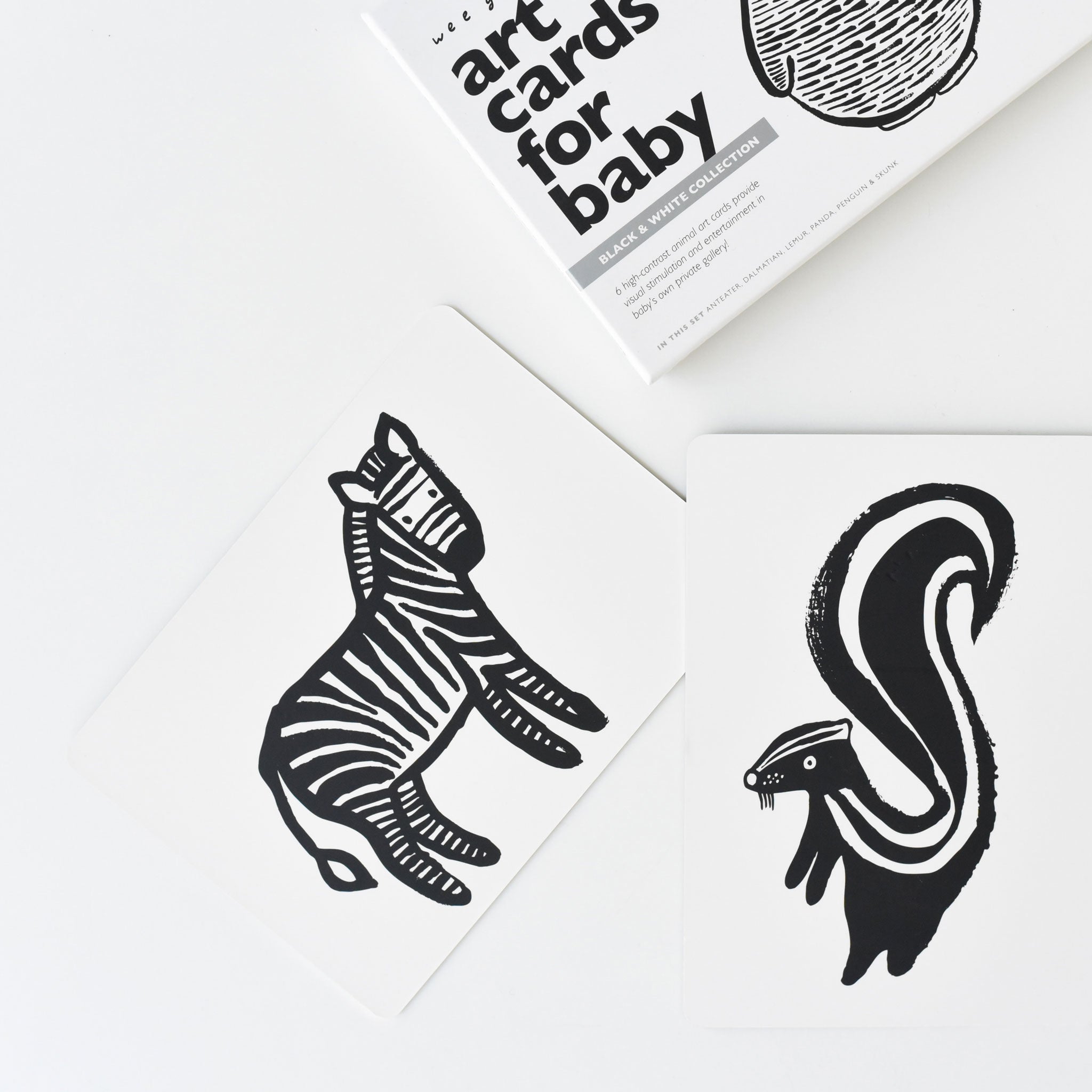 Art Cards for Baby - Black and White Collection Wee Gallery   