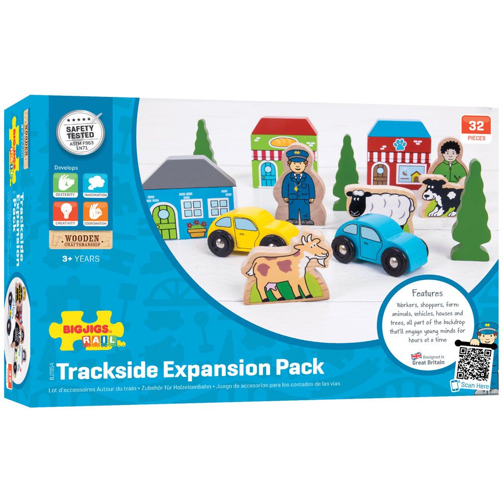 Trackside Accessory Set Bigjigs Toys   