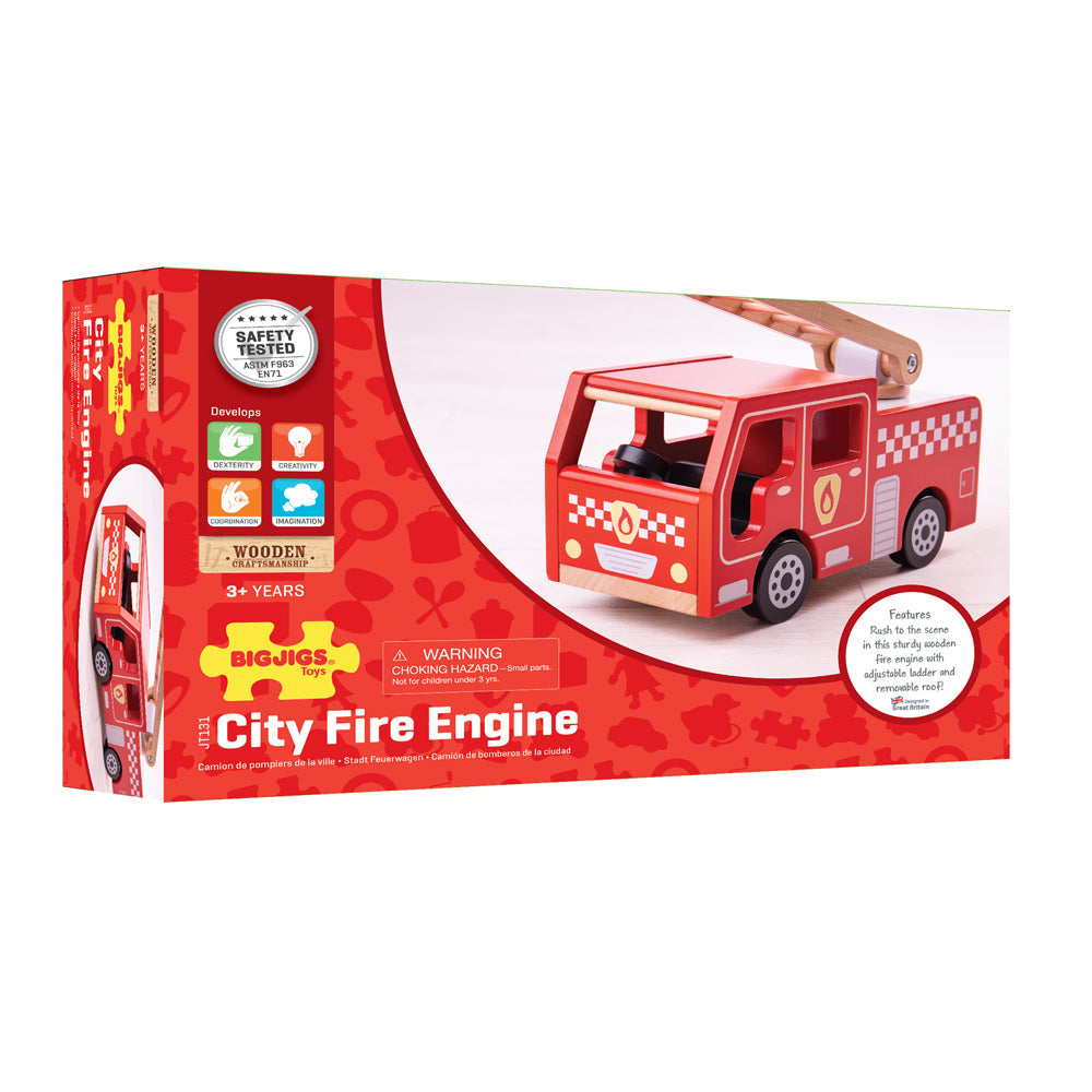 City Fire Engine Bigjigs Toys   