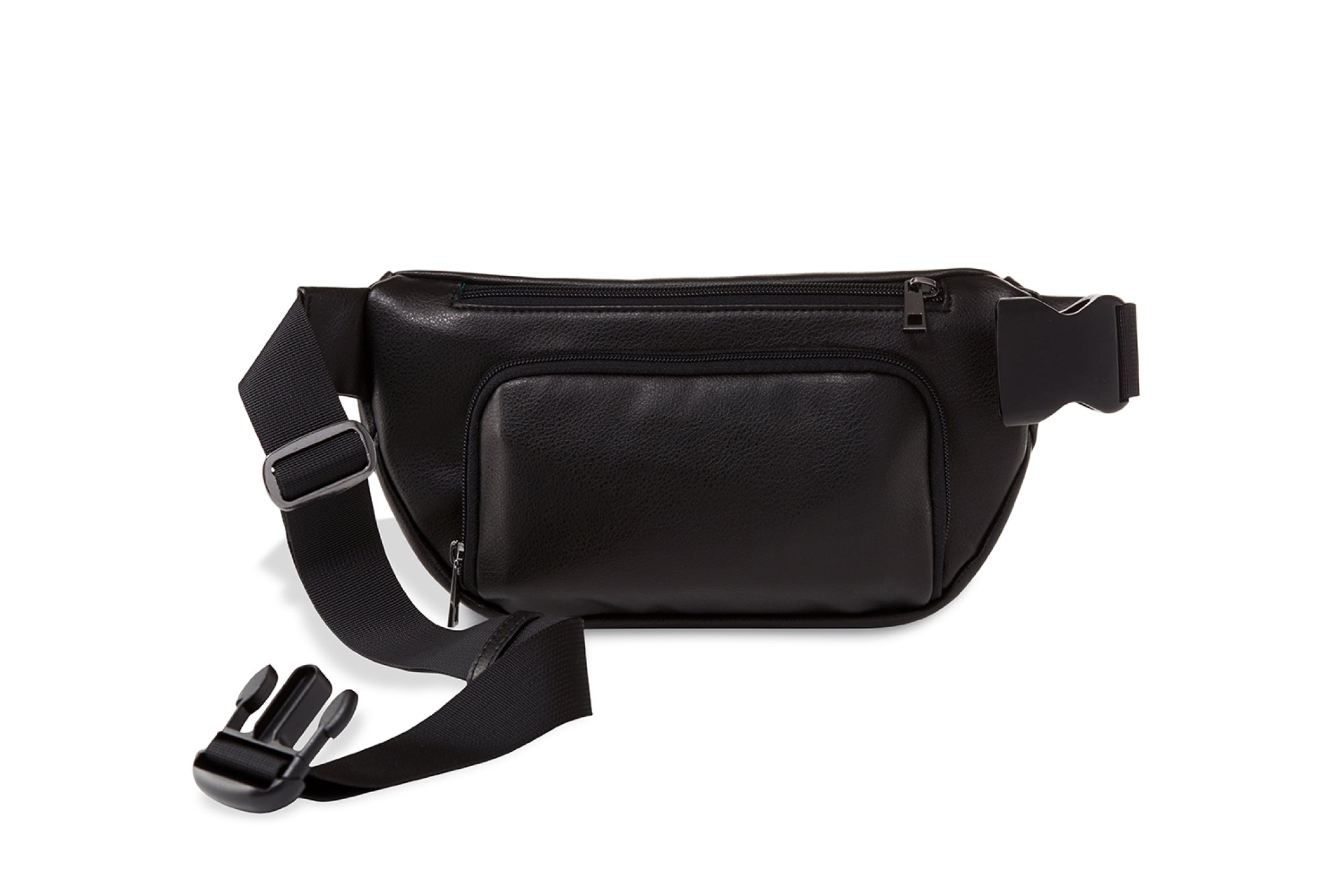 Kibou Vegan Leather Diaper Bag - Black Kibou   