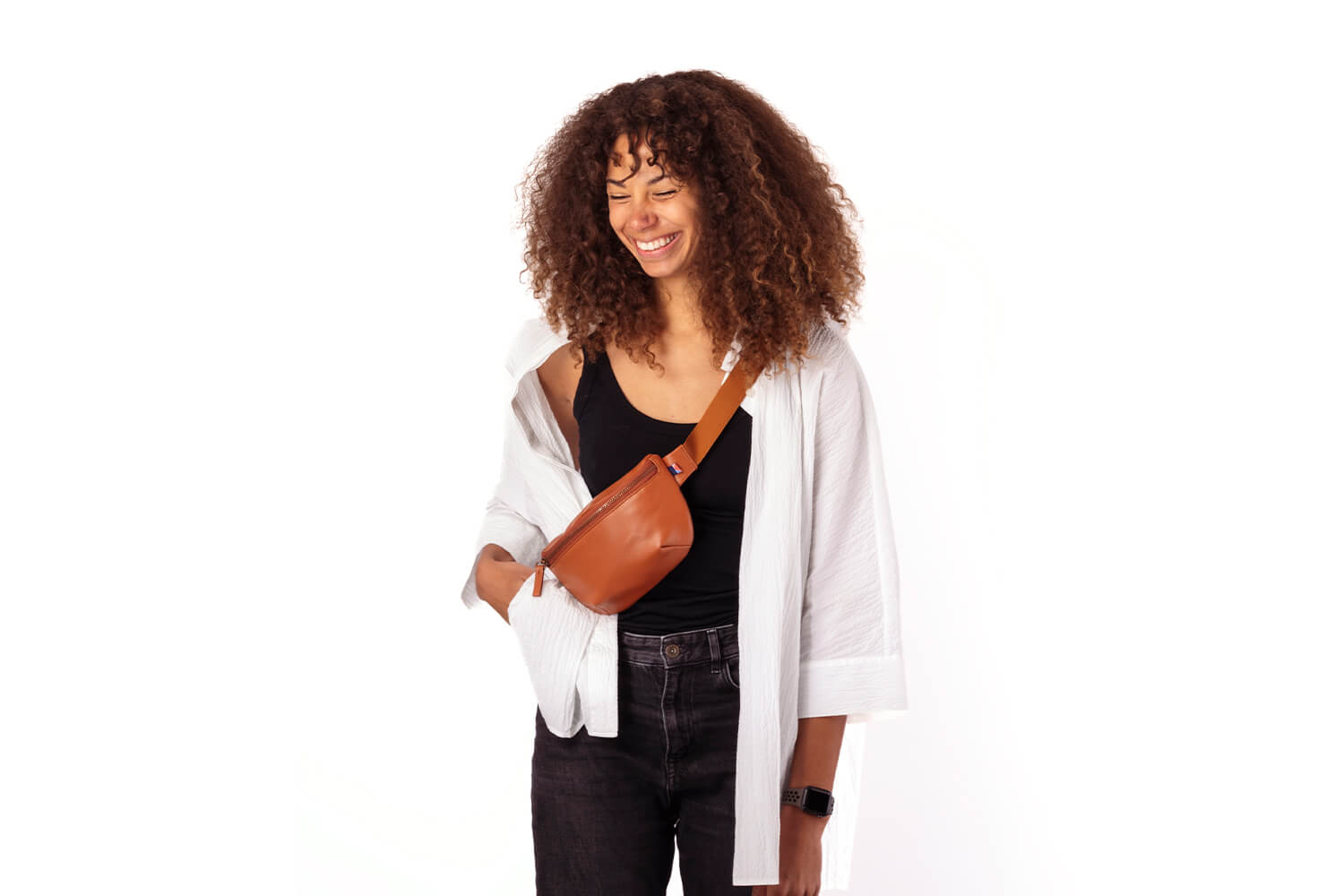 Kibou Mini Vegan Leather Bag - Brown Kibou   