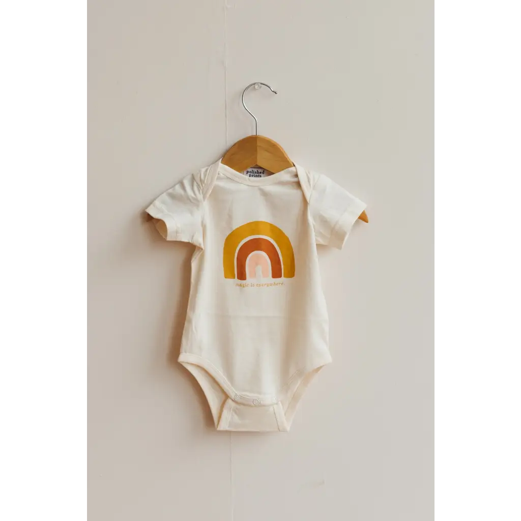 Magic Is Everywhere Organic Cotton Baby Bodysuit Polished Prints   