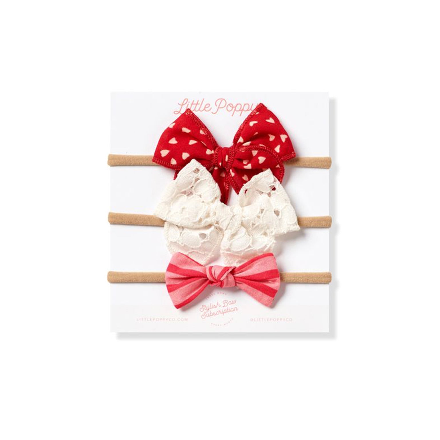 The Juliet Headband Bow Set Little Poppy Co. Mini  